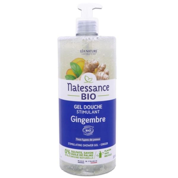 Natessance Ginger Stimulant Shower Gel 1L
