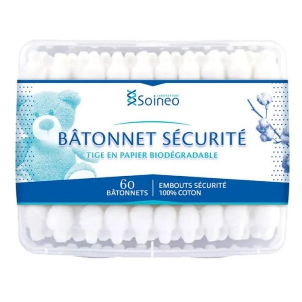 Soineo Coton Tiges Securite X60