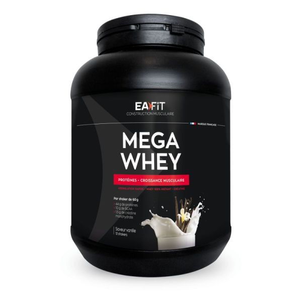 Mega Whey creatine complex vanilla flavour 750g