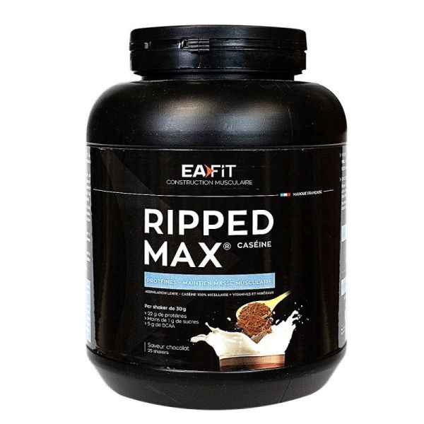Ripped Max Casein Muscle Mass Maintenance Chocolate 750g