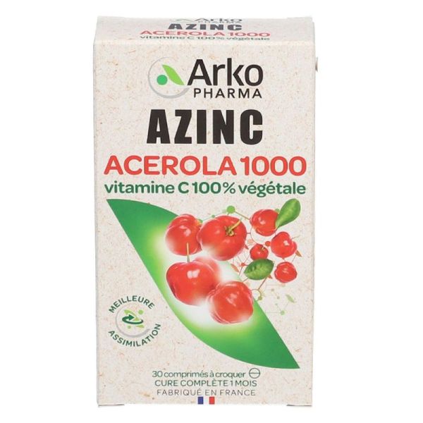 Azinc Naturel Acerola 30cp