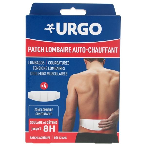 Urgo Patch Chauffant Lombaire X 4