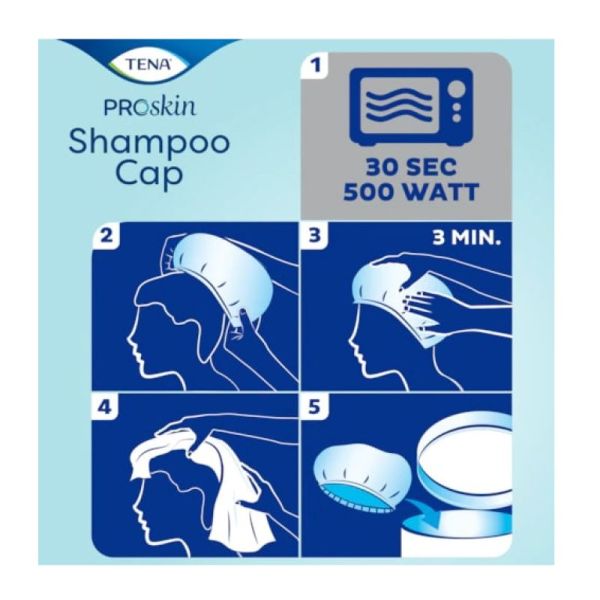 Tena Shampoo Cap Coiffe Bain 1