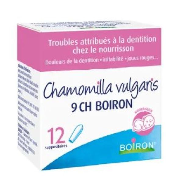 Chamomilla vulgaris 9 CH 12 suppositories