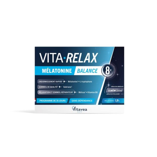 Vitavea Vita Relax Melatonin Balan Gelu30