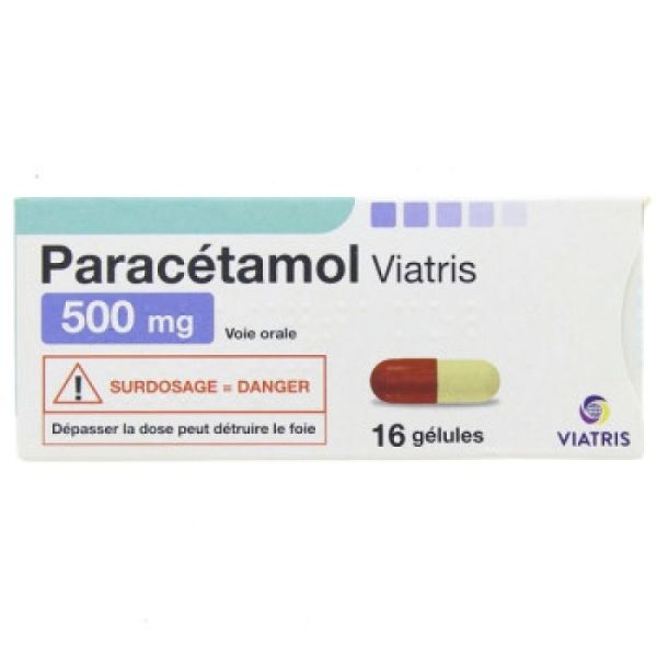 Paracet Mylan  500mg 16 Gel