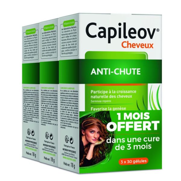 Capileov anti-hair loss 3x30 capsules