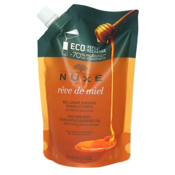 Nuxe Reve De Miel Gel Lav Rechge 400Ml