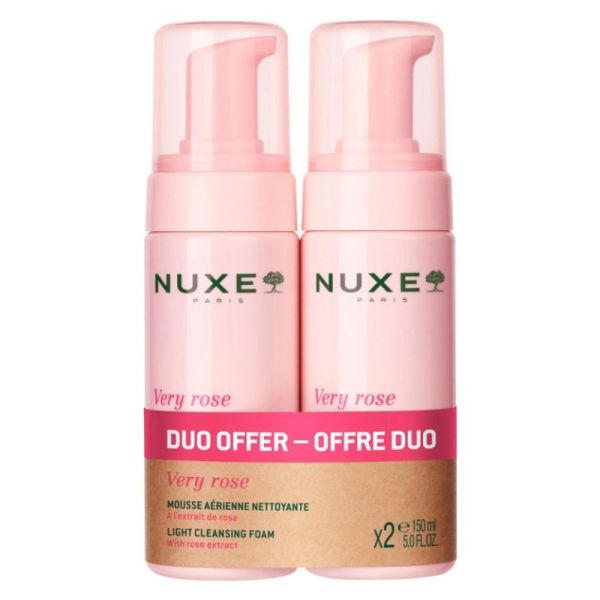 Nuxe Very Rose Mousse Aerien Nett 2X150Ml