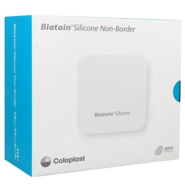 Biatain Silicone N/Border 12.5X12.5Cm 10