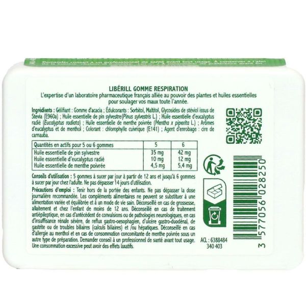 Liberil Respiration Gommes