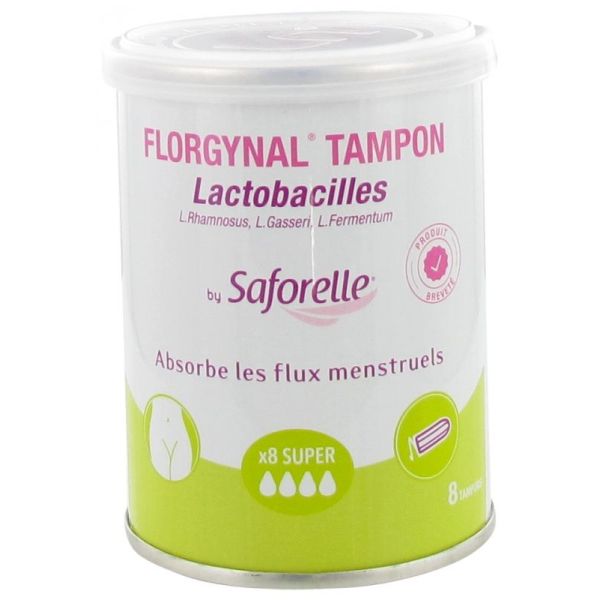 Florgynal Tampon Boite 8 Tampons Super