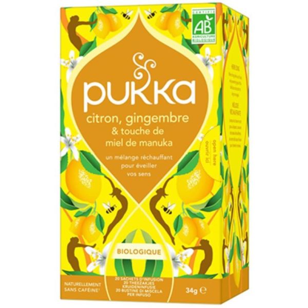 Pukka Lemon Ginger Manuka Honey