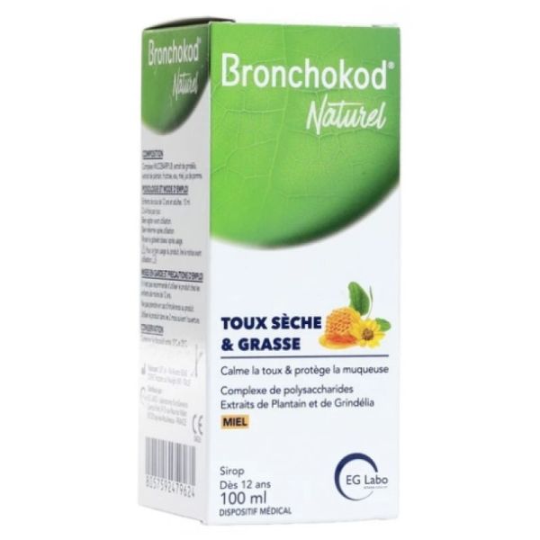 Bronchokod Naturel Miel Enf/Ad 100Ml