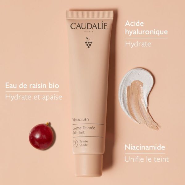 Caudalie Vinocrush Creme Teintee 2 30Ml