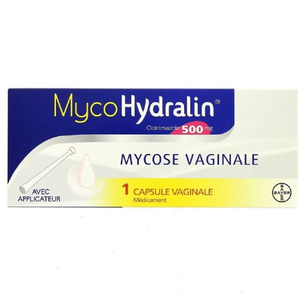 Mycohydralin 500mg 1 vaginal capsule