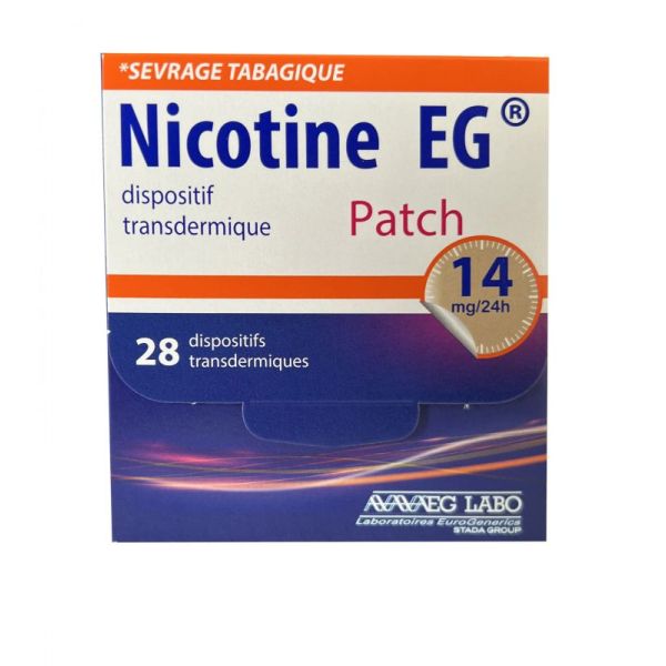 Nicotine EG - 14mg/24h - 28 patches