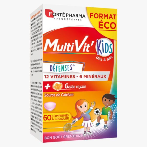 Multivit'Kids Defenses 60 tablets