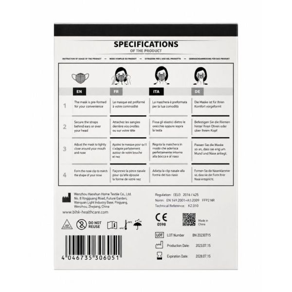 Masque Ffp2 Bte20 L2N