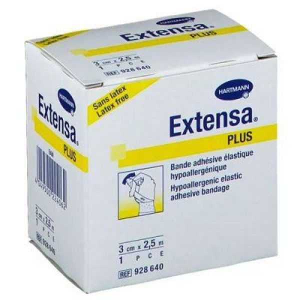Extensa Bde 3Cmx2.5M Adh Elast Blanc