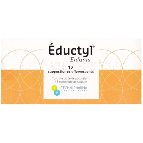 Eductyl Children's 12 effervescent suppositories
