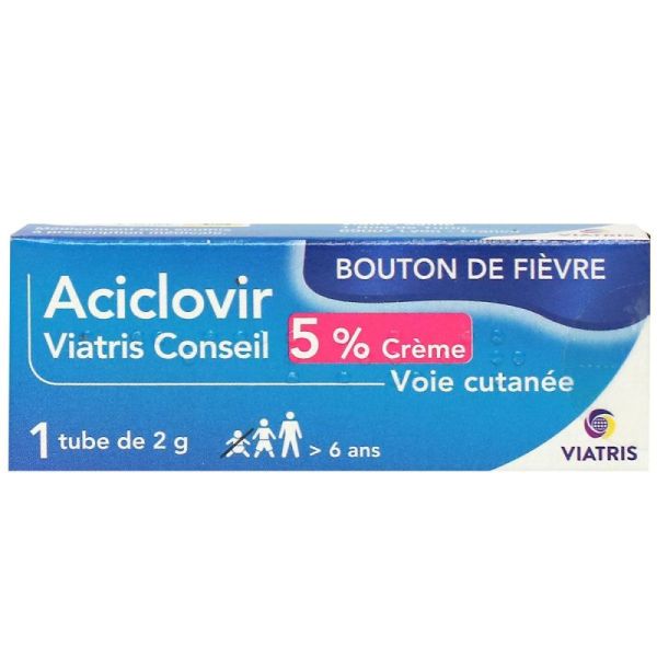Aciclovir 5% cream 2g tube