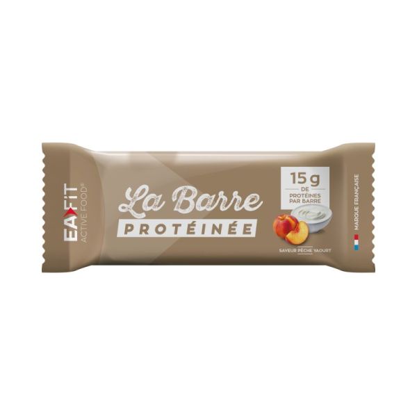 Peach and yogurt flavored protein bar 46g