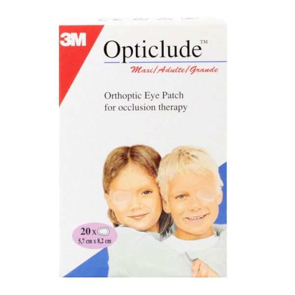 Opticlude 20 orthoptic eye patches, eye treatment