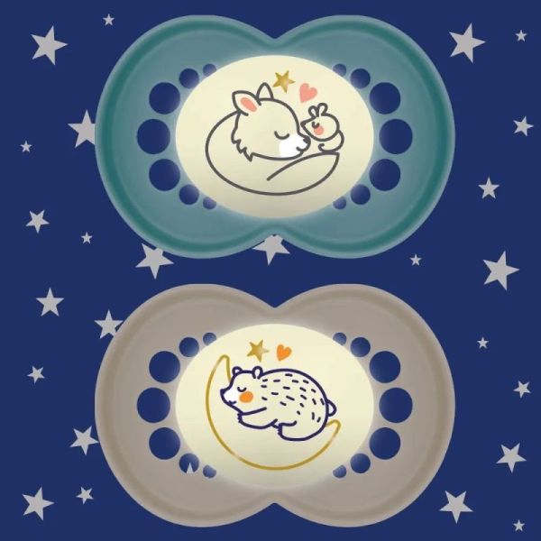 Mam Sucet Original Nuit 18M Silic 2