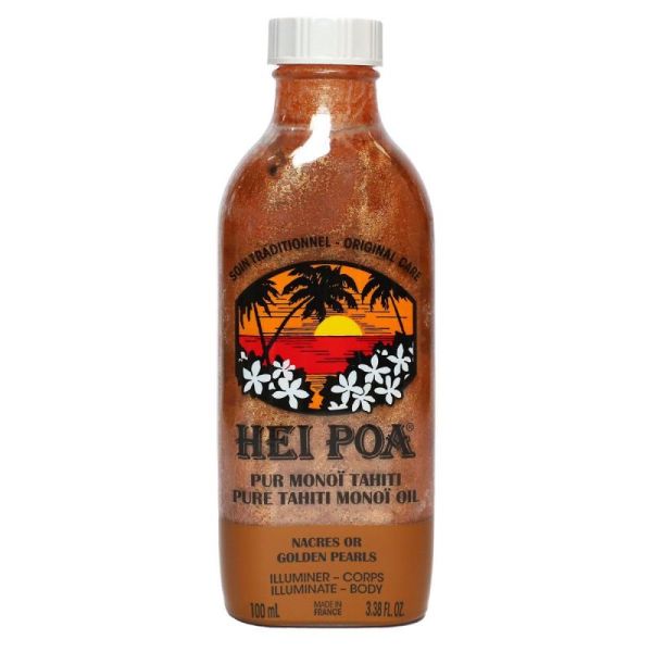 Hei Poa Monoi Nacres Or Fl 100Ml