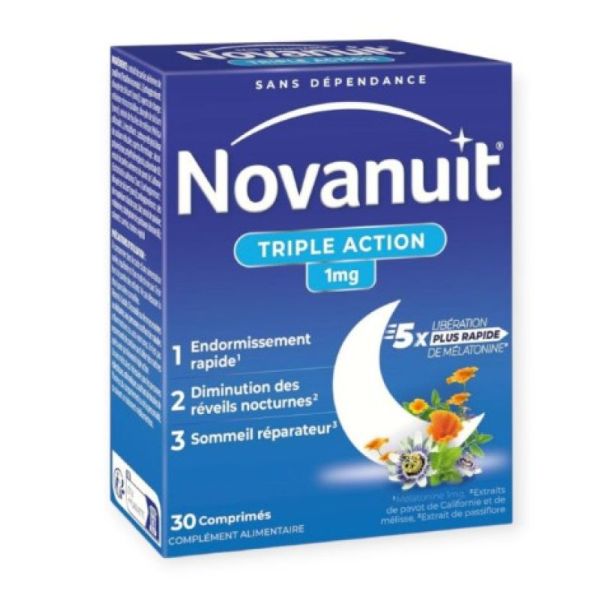 Novanuit - Triple Action - 30 tablets