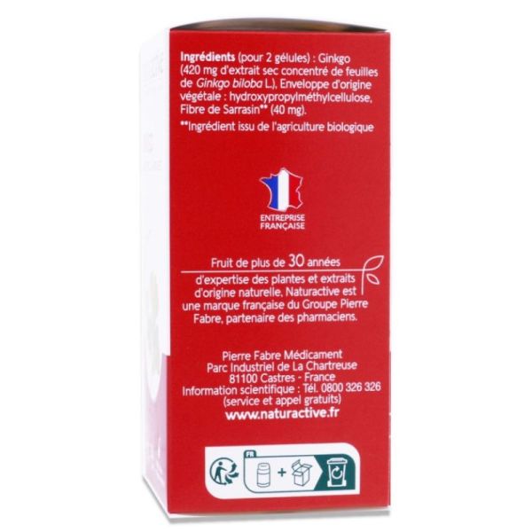 Naturactive Ginkgo 60 Gel