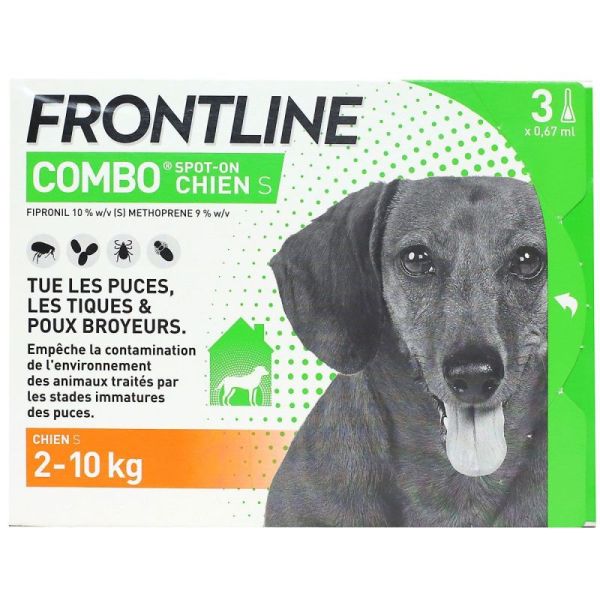 Frontline Combo 2-10Kg 3Pipettes