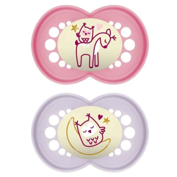 Mam Sucet Original Nuit 18M Silic 2