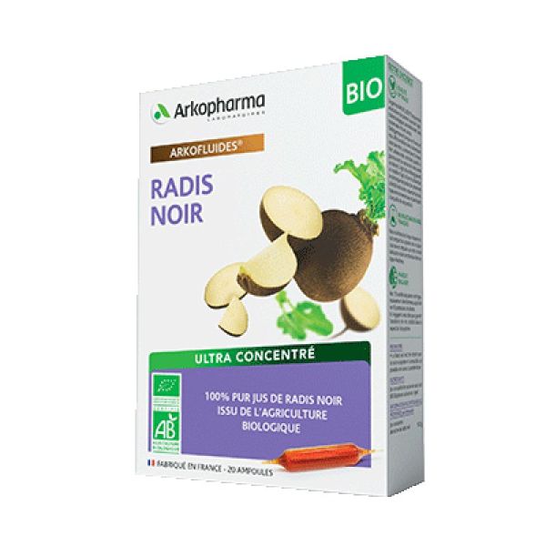 Arkofluides - Organic Black Radish - 20 ampoules