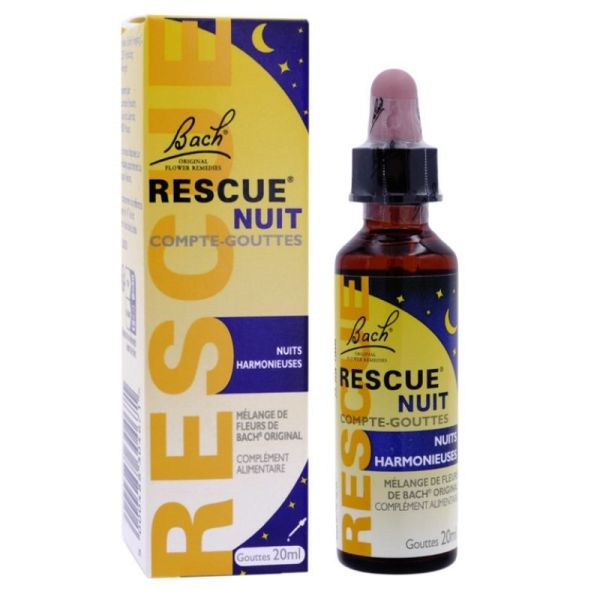 Rescue Nuit Compte-Gouttes 20Ml