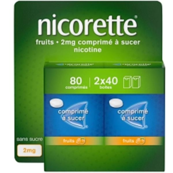 Nicorette Fruit 2Mg Cpr Suc160