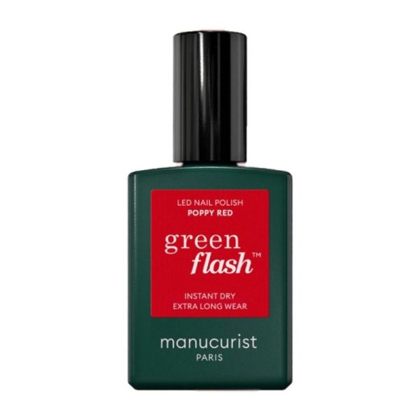 Manucurist Green Flash Vao Poppy Red 15Ml