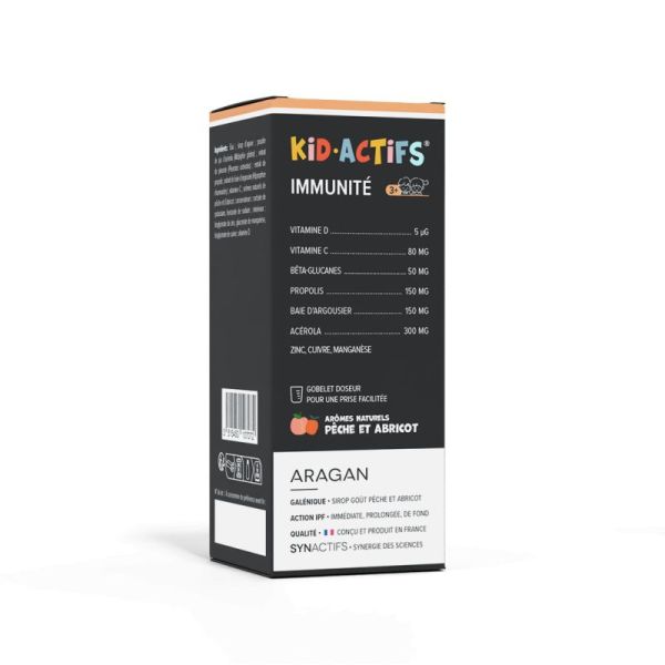 Aragan Kidactifs Immunactifs Fl125Ml