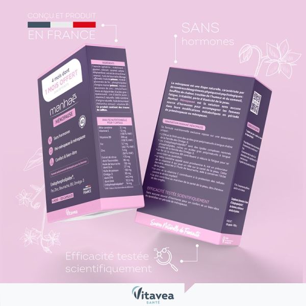 Manhaé - Menopause - 4 months including 1 FREE