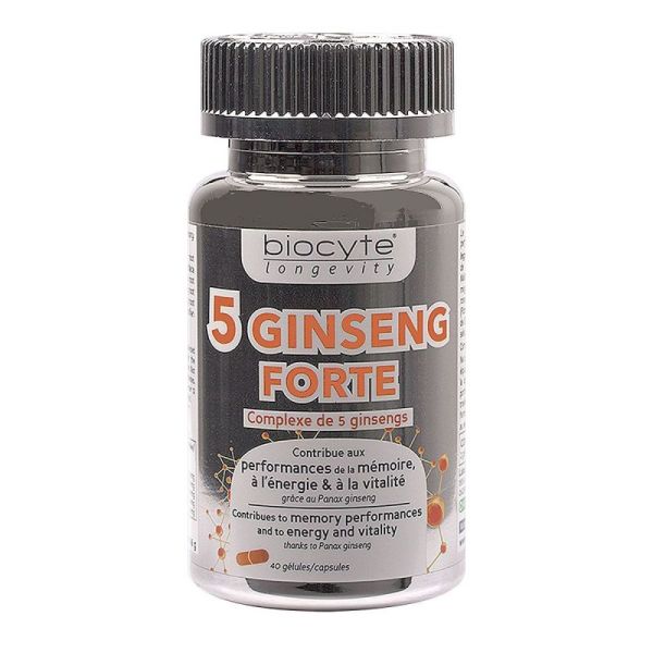 Biocyte 5 Ginseng Forte 40 Gelules