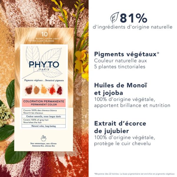 Phyto Permanent Color 10