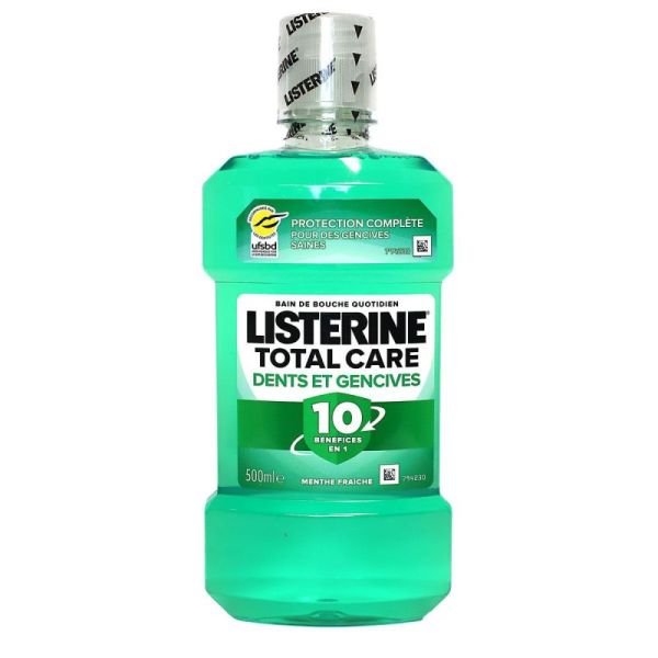 Listerine Total Care Dents Gencive 500Ml
