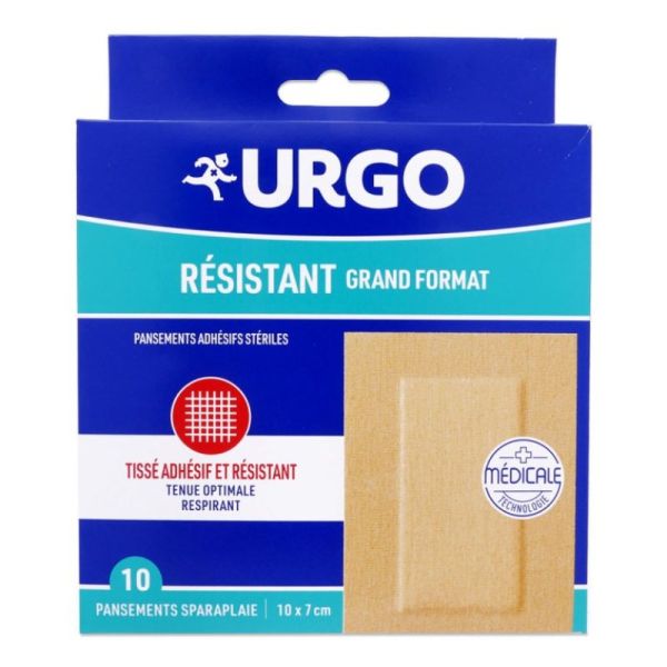 Urgo Pansement Resistant Grand Format 10