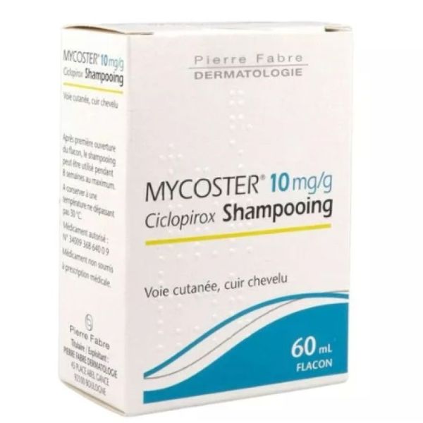 Mycoster 10mg/g Shamp Fl60ml 1