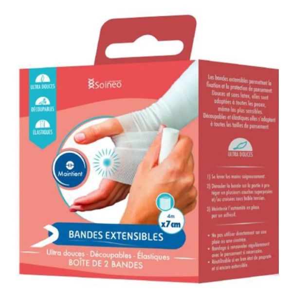 Soineo Bandes Ext Sous Boite 4Mx7Cm Bt2