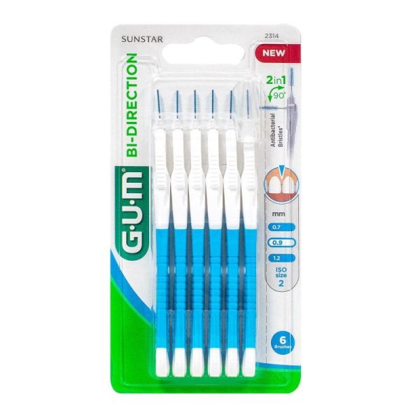 Bi-Direction Interdental Brush 0.8 mm