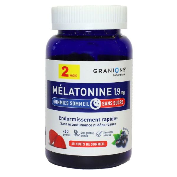 Granion Melatonine 1,90 Mg 30 Gummies