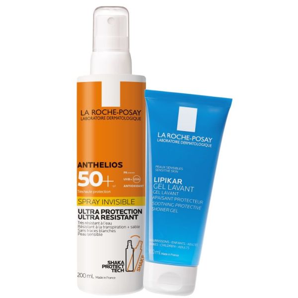 Anthelios - Sun spray 200 ml + Cleansing gel 100 ml