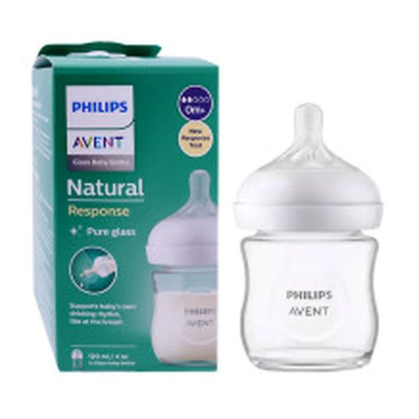 Avent Bib Nat Response 120Ml Verre
